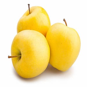 yellow apples isolated Pomme Golden (1 pièce)